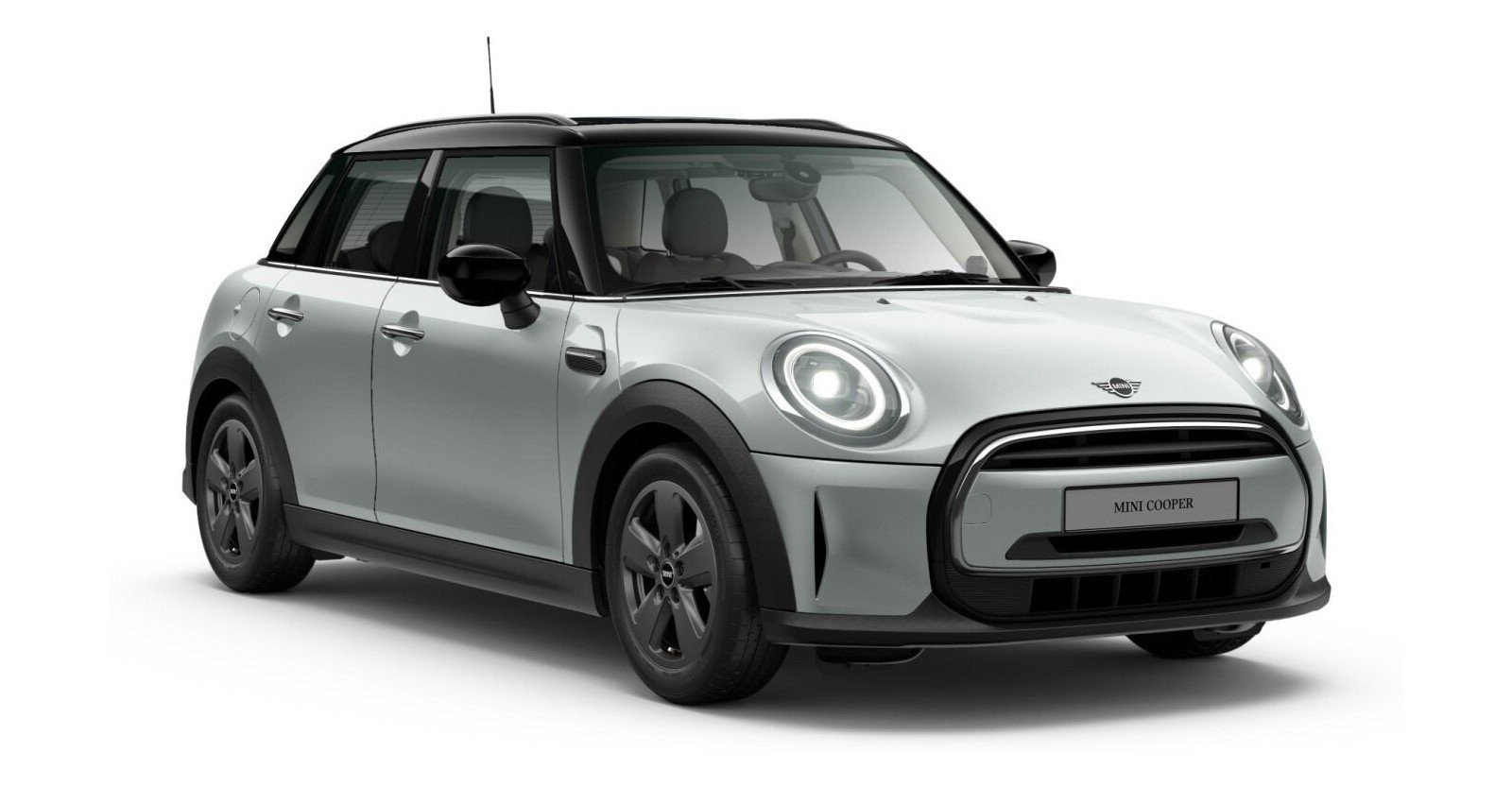 MINI Cooper 5-Türer in Silber von vorne MINI Cooper 5-Türer in Silber von vorne