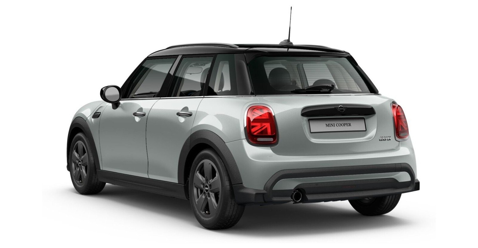 MINI MINI 5-Türer in Silber von hinten