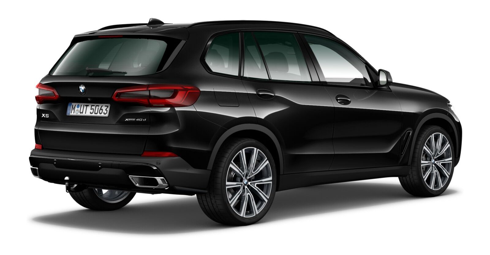 BMW BMW X in Schwarz von hinten BMW BMW X in Schwarz von hinten