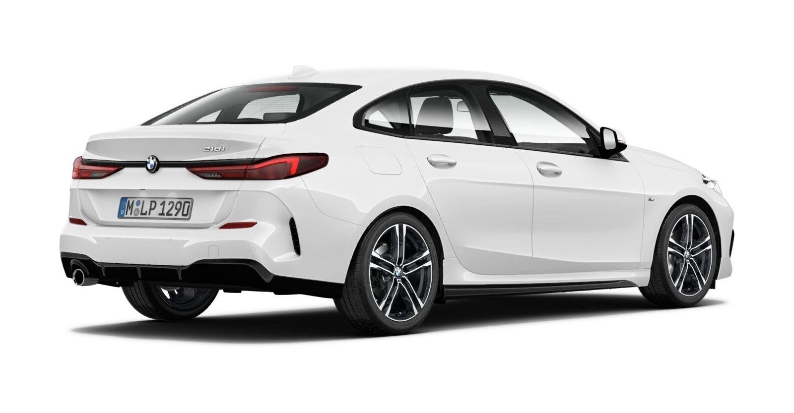 BMW BMW 2er in Weiß von hinten