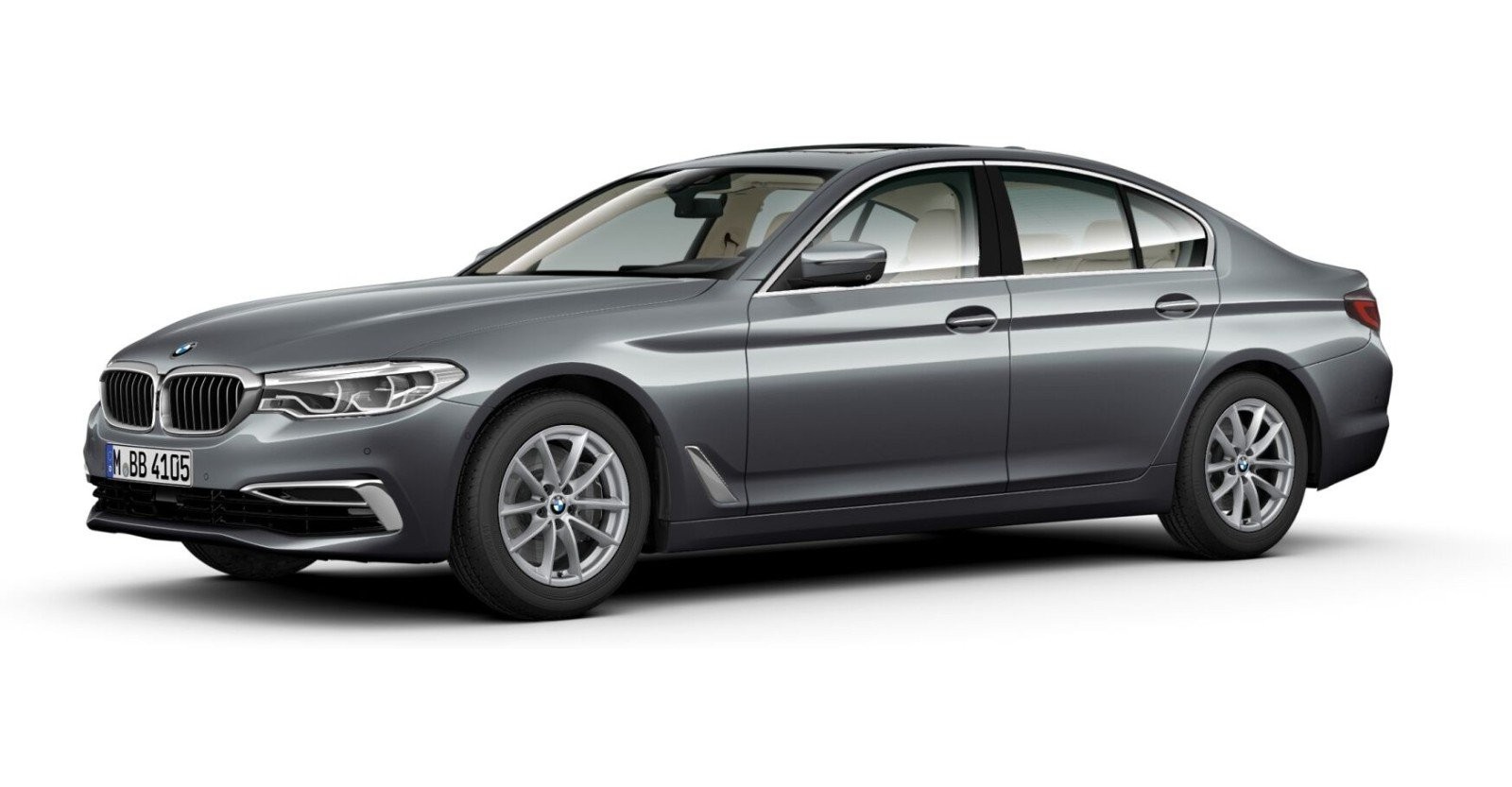 BMW BMW 5er in Grau von vorne BMW BMW 5er in Grau von vorne