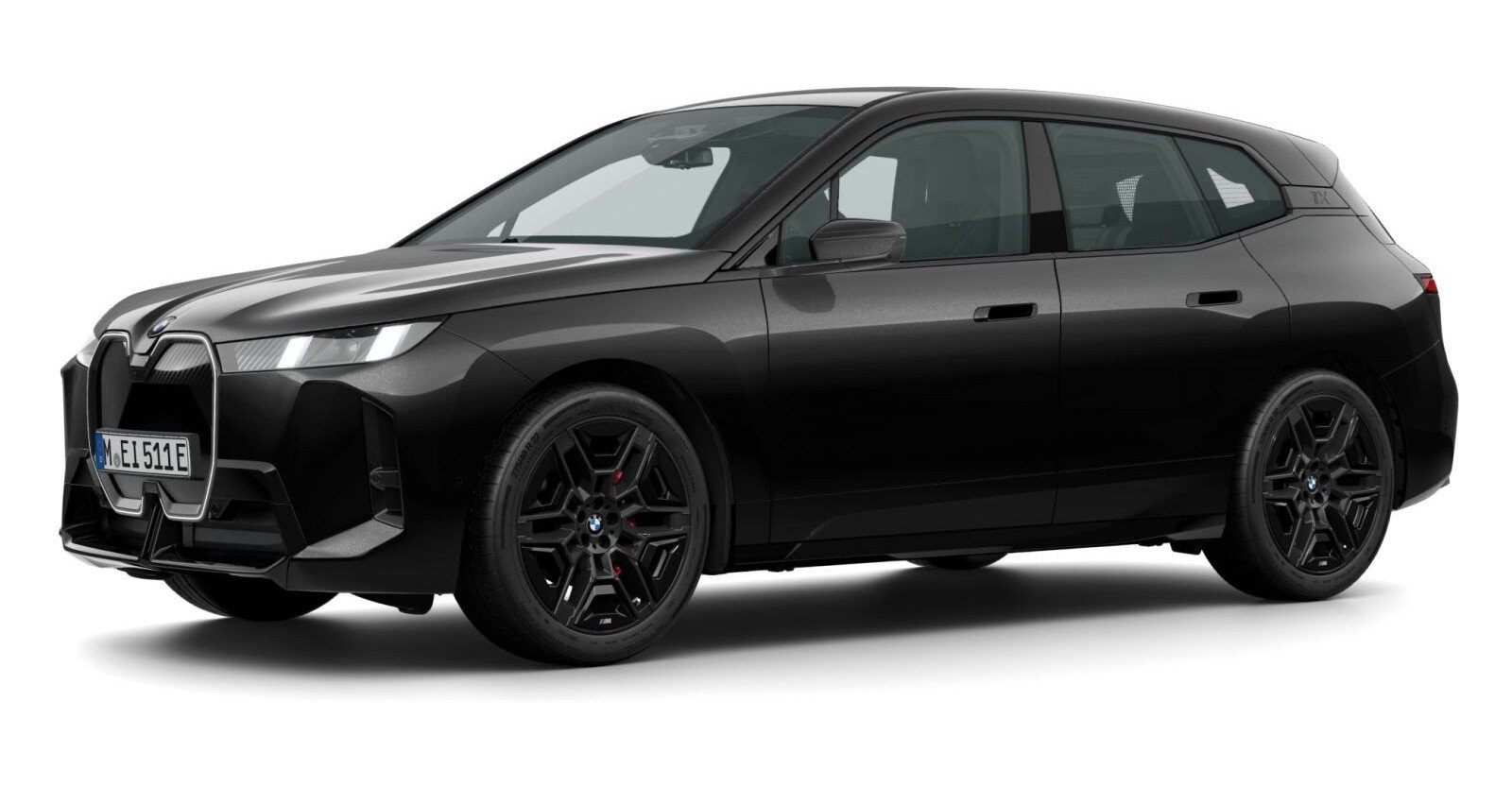 BMW BMW I in Schwarz von vorne BMW BMW I in Schwarz von vorne