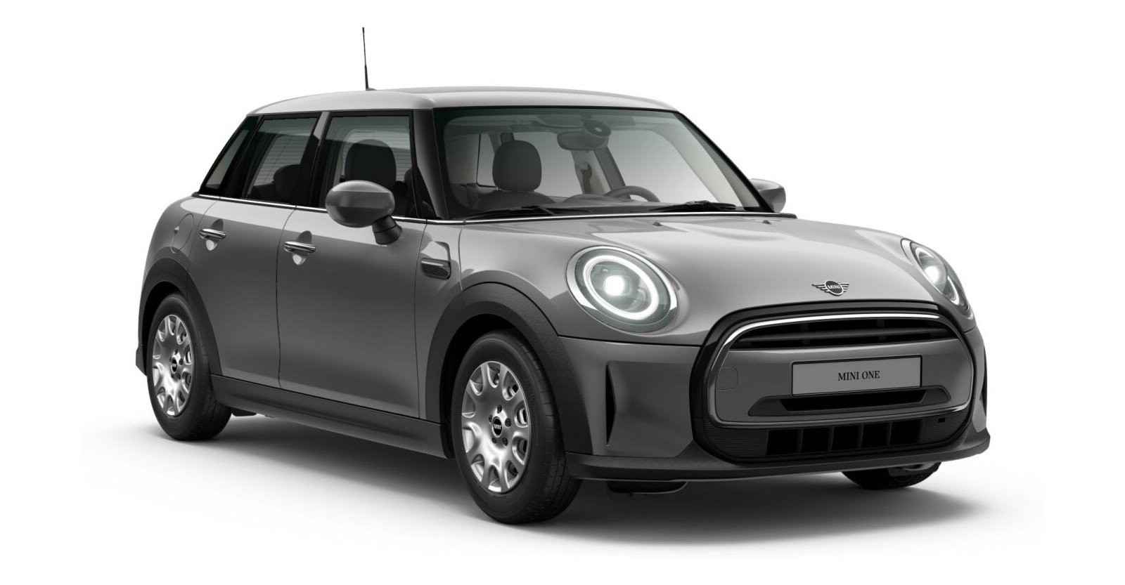 MINI One in Grau von vorne MINI One in Grau von vorne