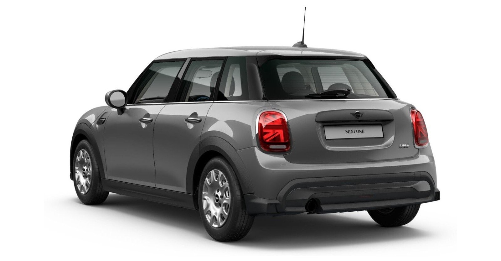 MINI MINI 5-Türer in Grau von hinten MINI MINI 5-Türer in Grau von hinten