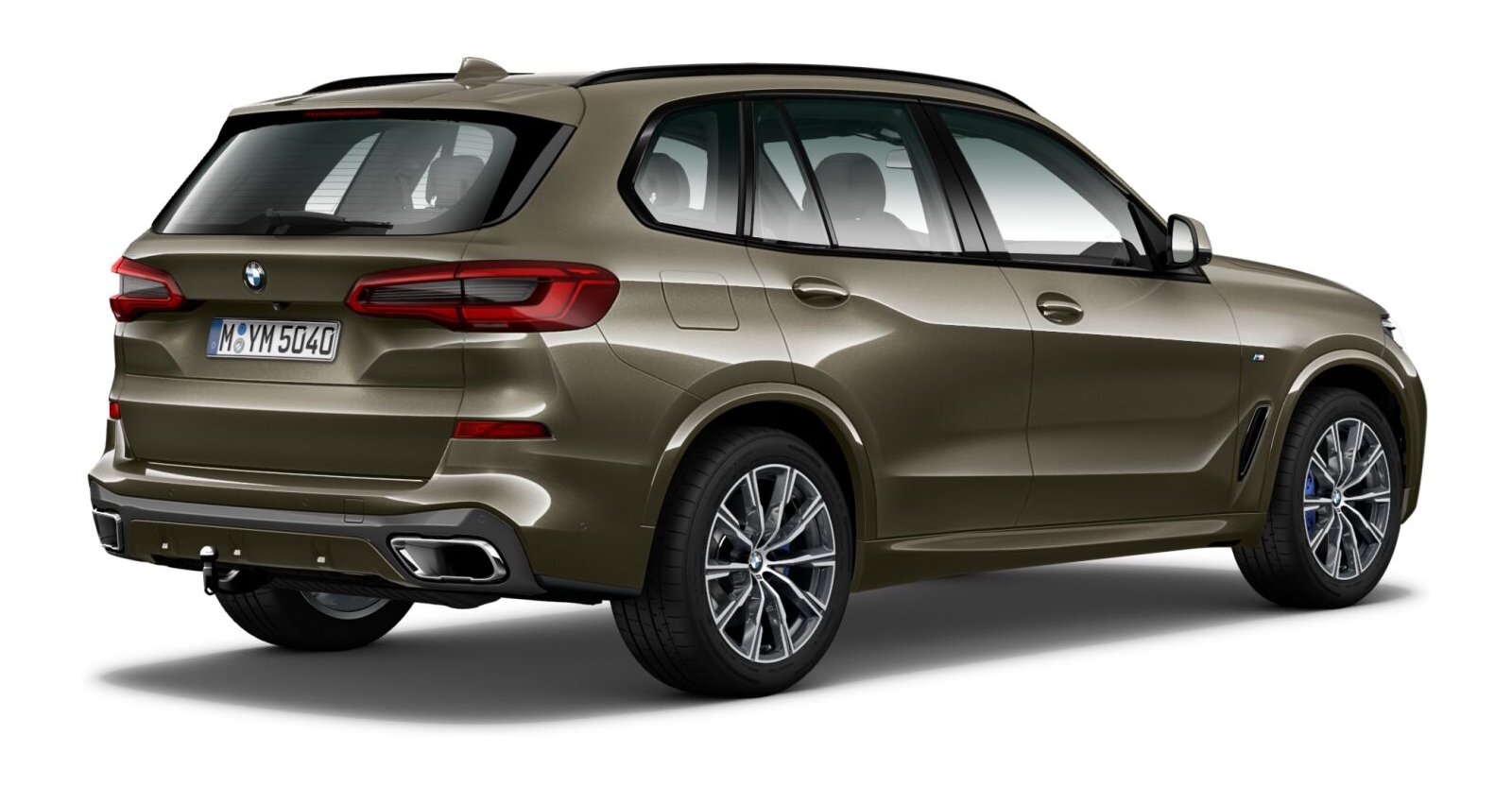 BMW BMW X in Grün von hinten BMW BMW X in Grün von hinten
