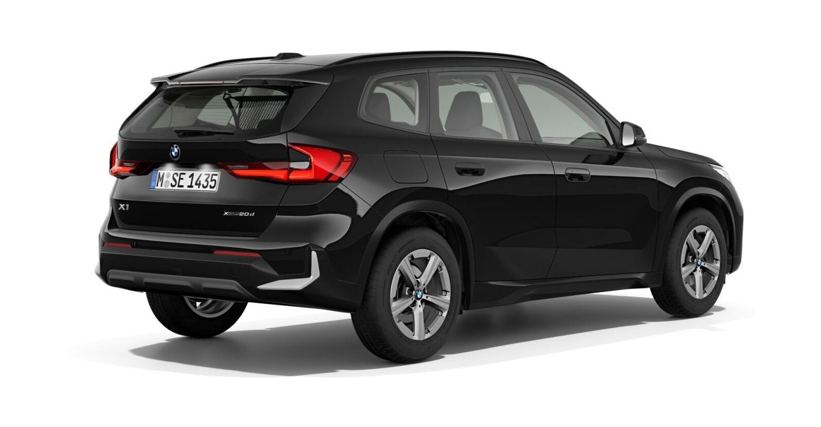 BMW BMW X in Schwarz von hinten BMW BMW X in Schwarz von hinten