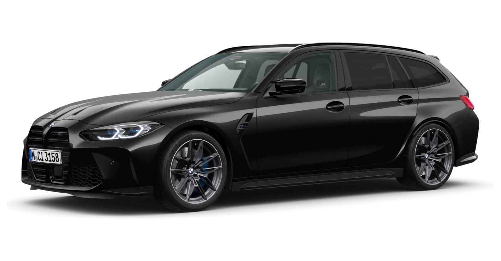 BMW BMW M in Schwarz von vorne BMW BMW M in Schwarz von vorne