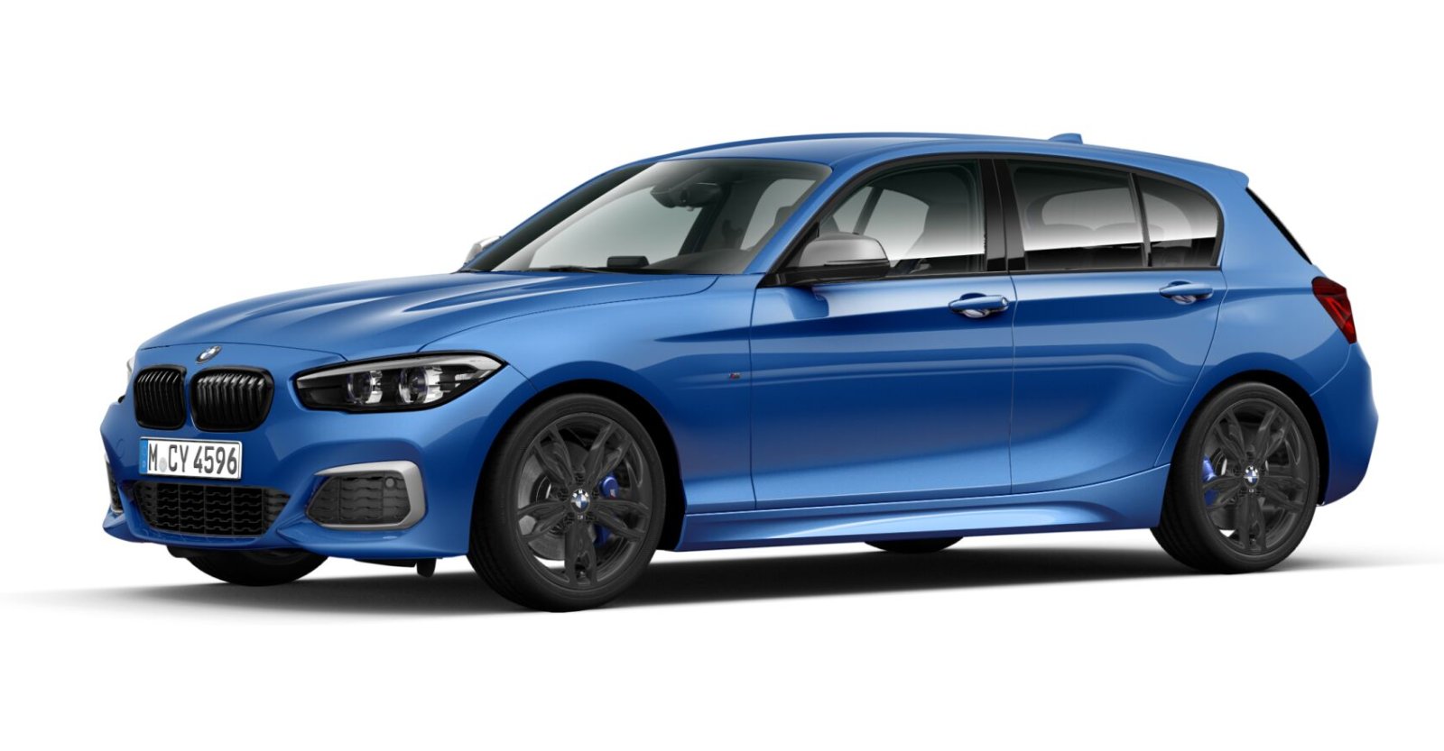 BMW BMW 1er in Blau von vorne BMW BMW 1er in Blau von vorne