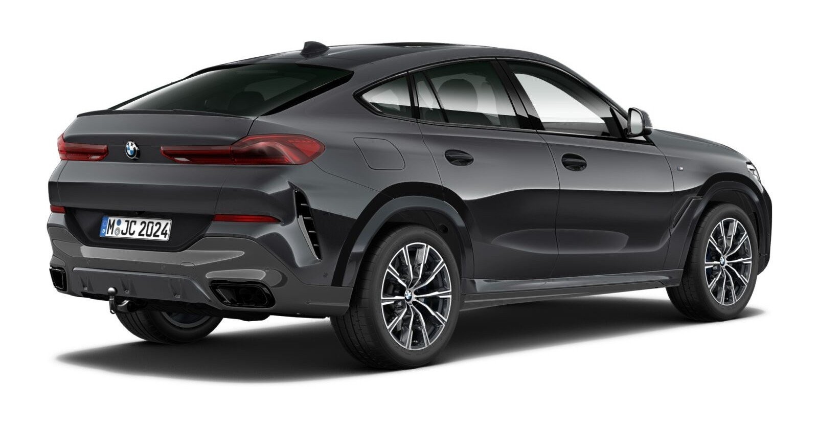 BMW BMW X in Grau von hinten