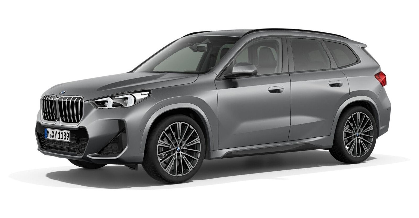 BMW X1 xDrive23i in Grau von vorne BMW X1 xDrive23i in Grau von vorne