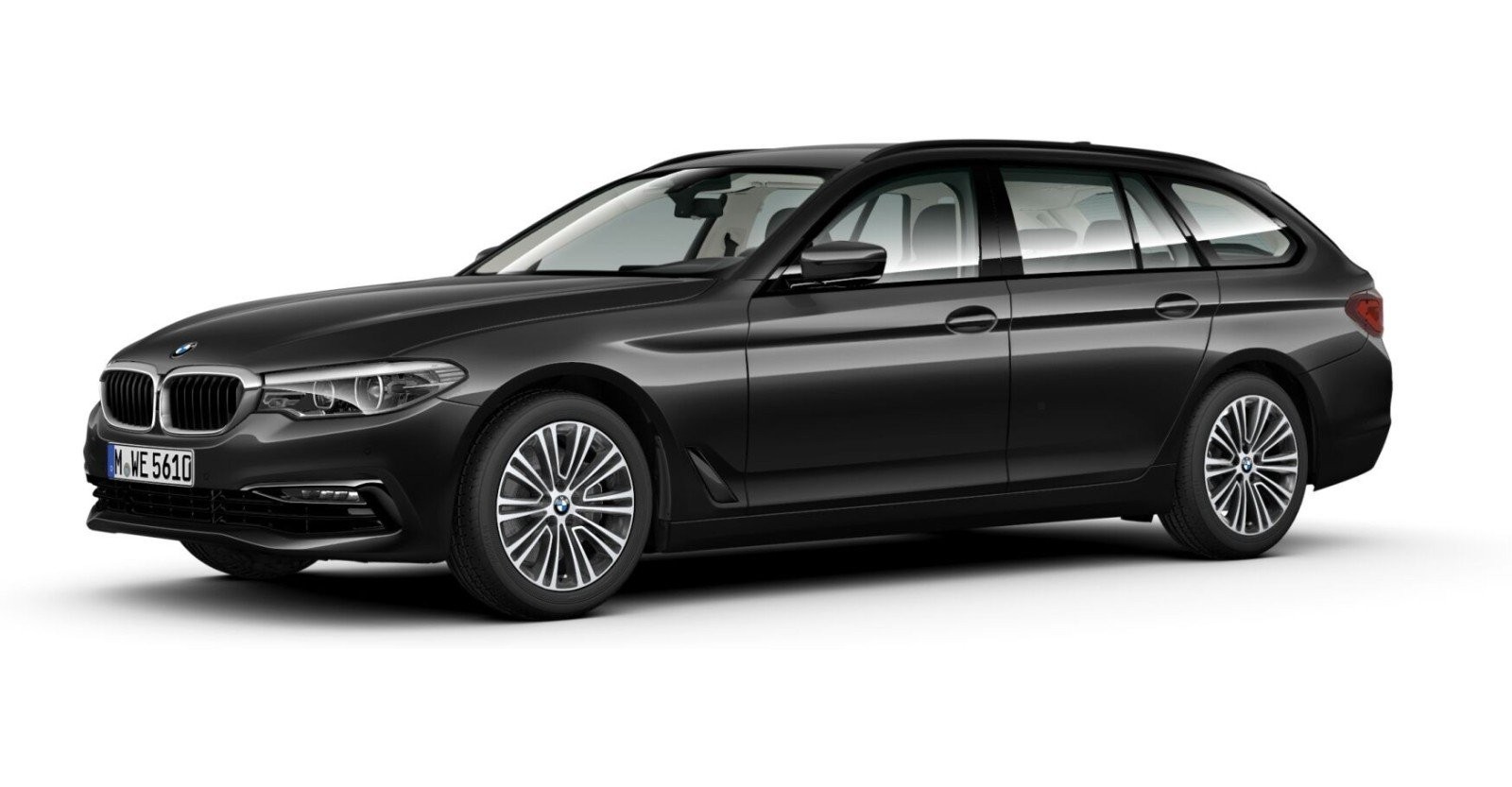 BMW BMW 5er in Grau von vorne BMW BMW 5er in Grau von vorne