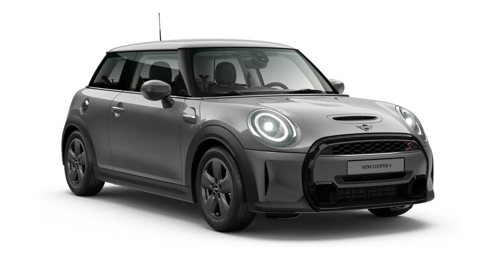 MINI Cooper S 3-Türer in Grau von vorne
