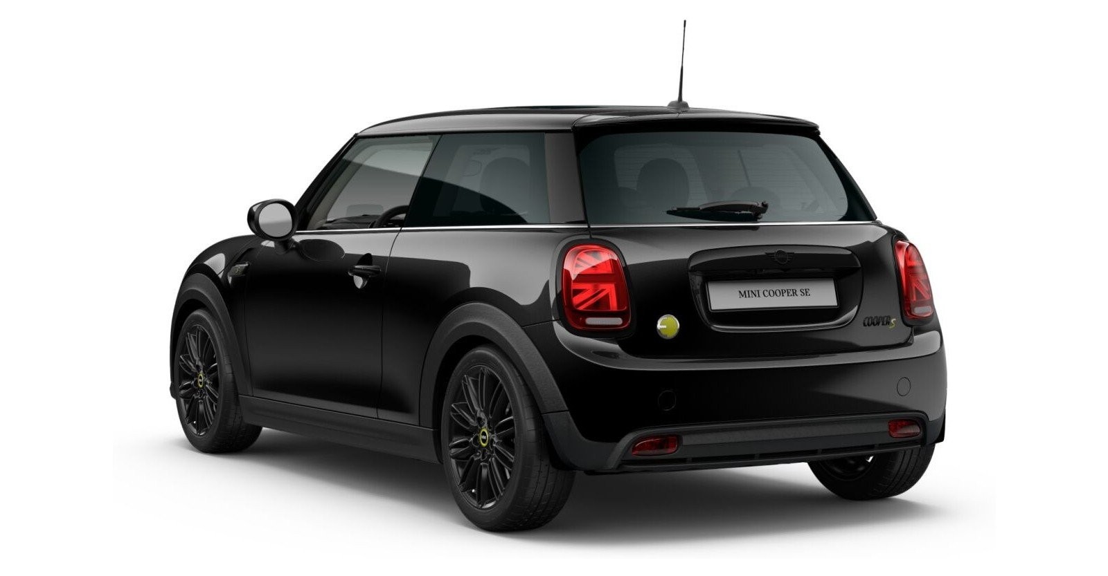 MINI MINI 3-Türer in Schwarz von hinten