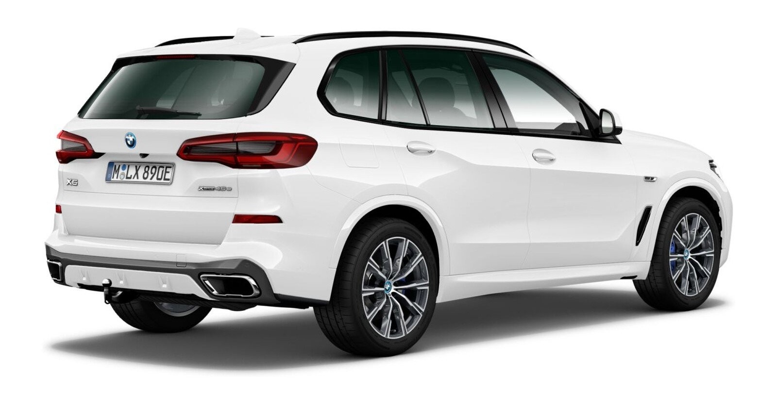 BMW BMW X in Weiß von hinten BMW BMW X in Weiß von hinten