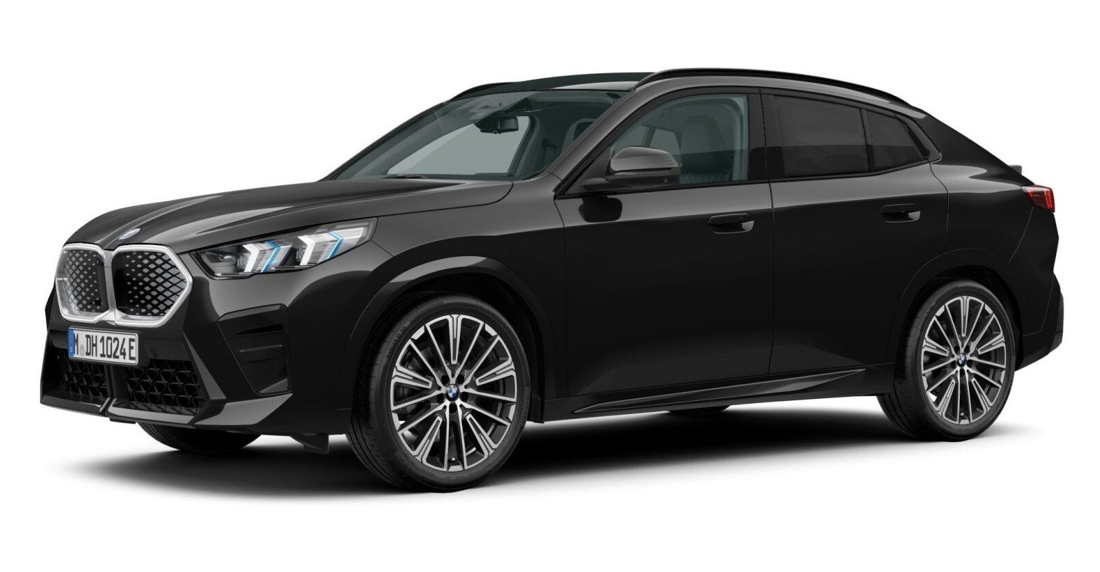 BMW BMW I in Schwarz von vorne BMW BMW I in Schwarz von vorne