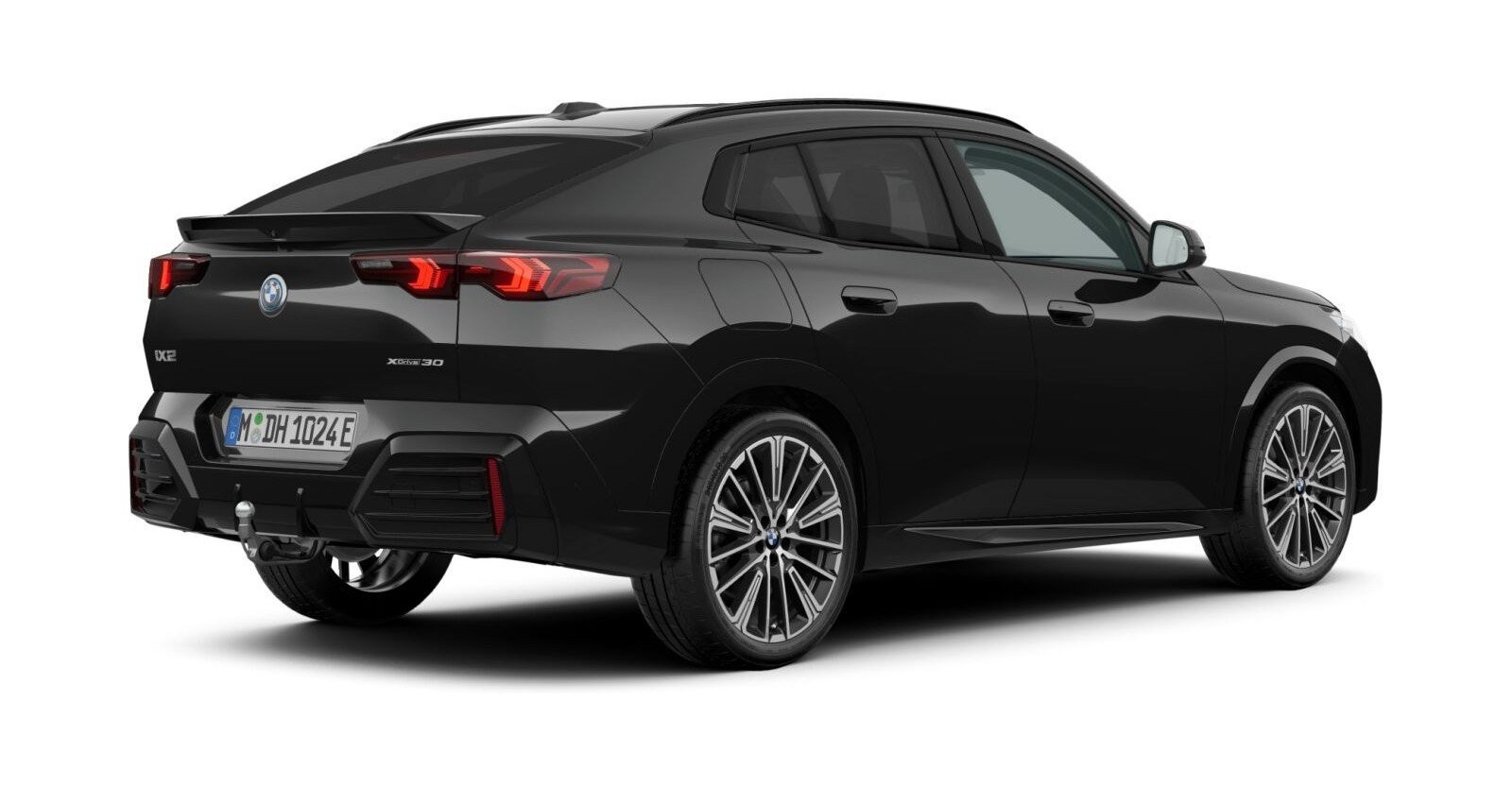 BMW BMW I in Schwarz von hinten BMW BMW I in Schwarz von hinten