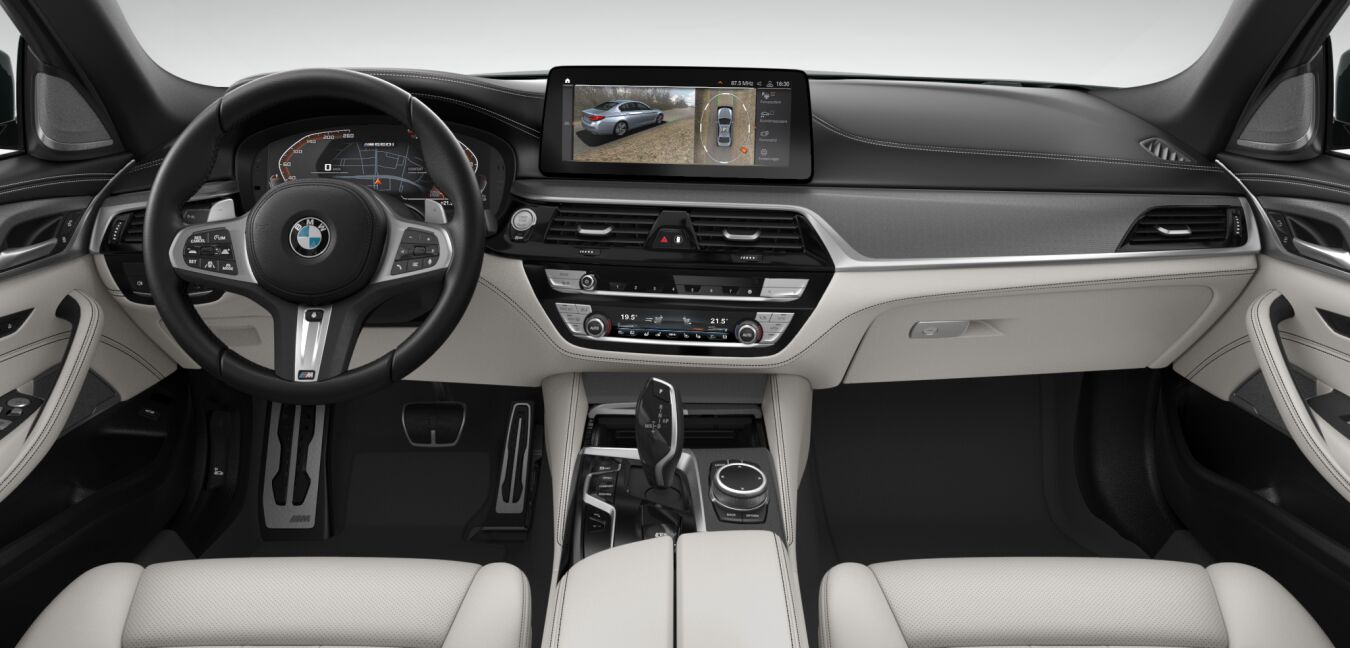 BMW BMW 5er im Innenraum von vorne BMW BMW 5er im Innenraum von vorne