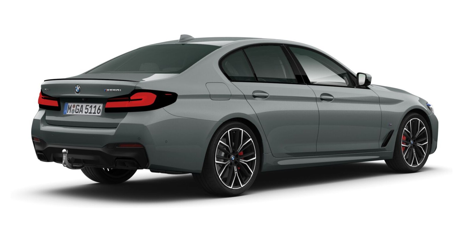 BMW BMW 5er in Grau von hinten BMW BMW 5er in Grau von hinten