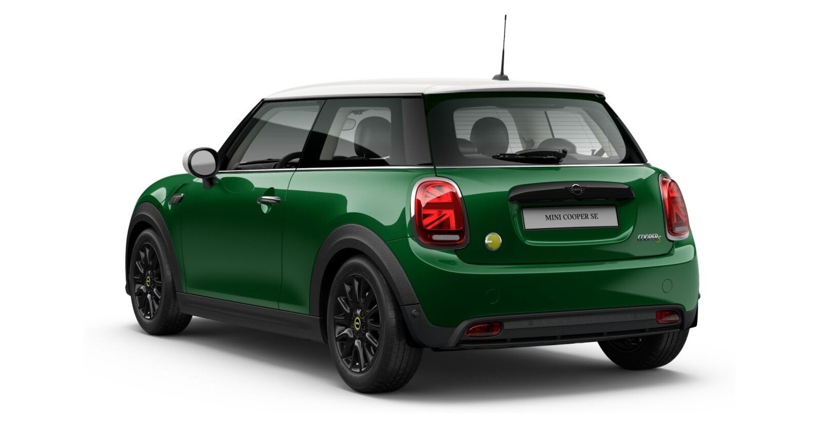 MINI MINI 3-Türer in Grün von hinten