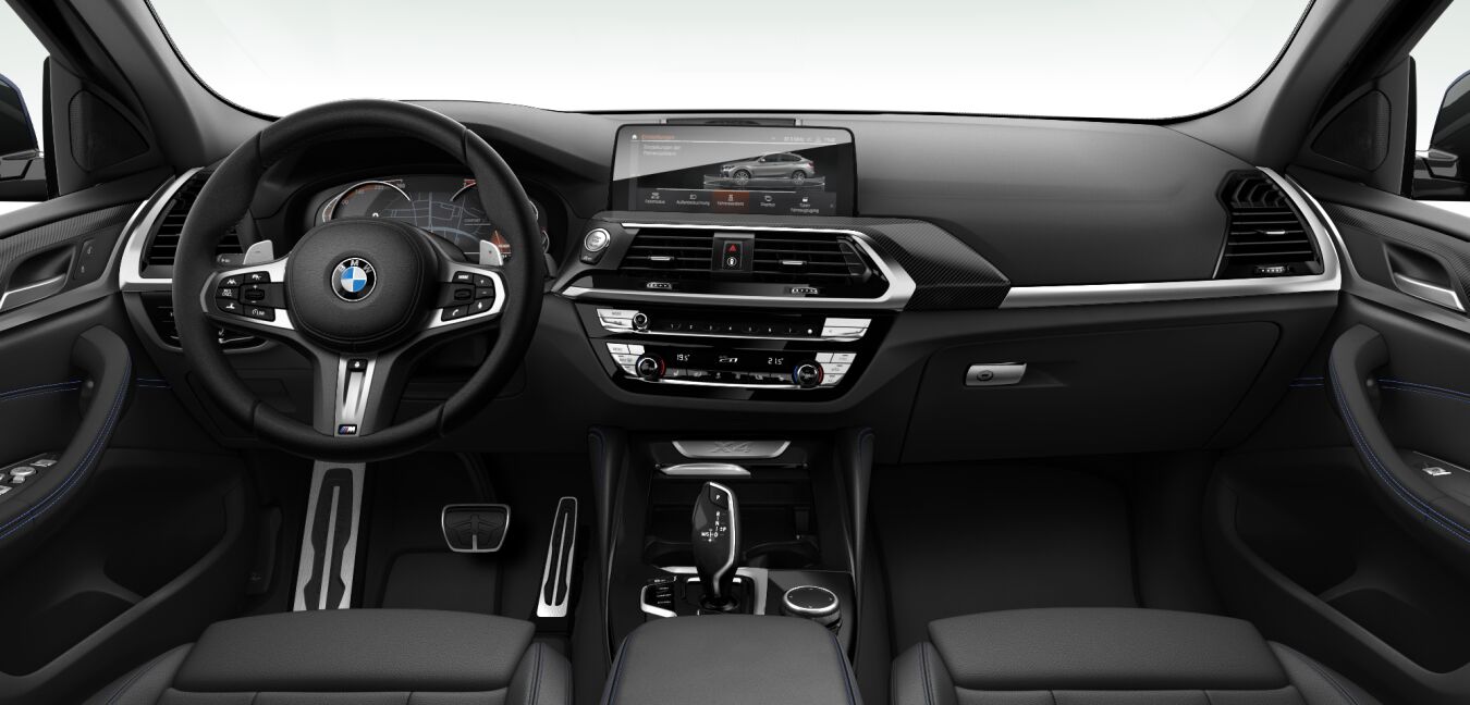 BMW BMW X im Innenraum von vorne