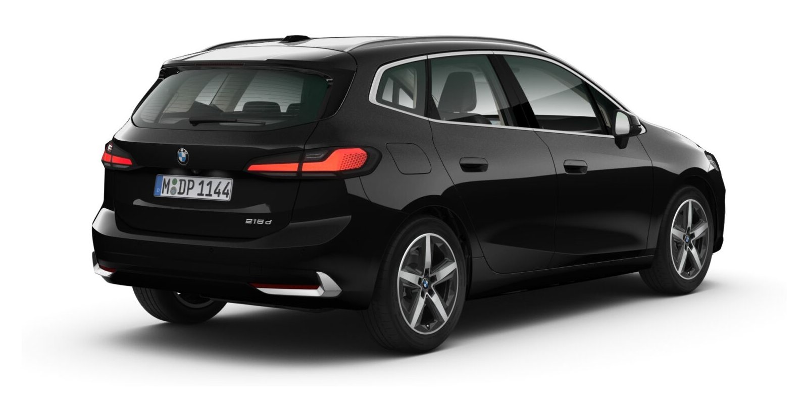 BMW BMW 2er in Schwarz von hinten BMW BMW 2er in Schwarz von hinten