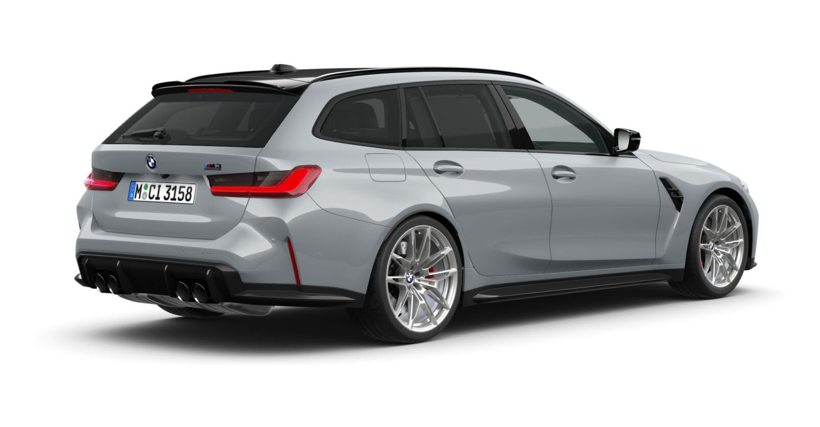 BMW BMW M in Grau von hinten BMW BMW M in Grau von hinten
