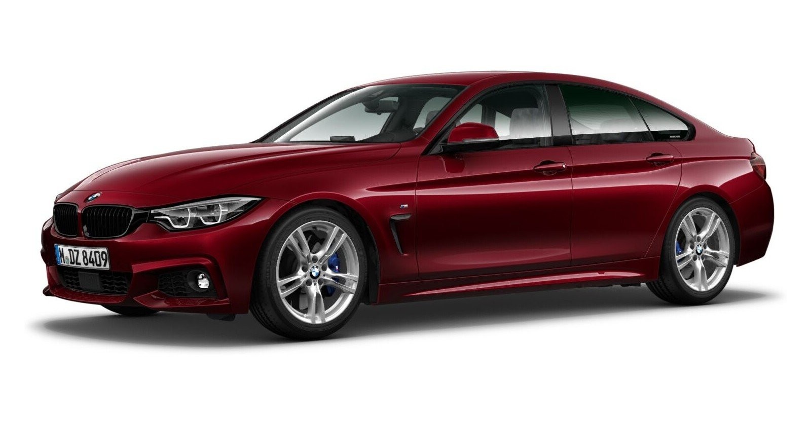 BMW 440i xDrive Gran Coupé in Rot von vorne BMW 440i xDrive Gran Coupé in Rot von vorne