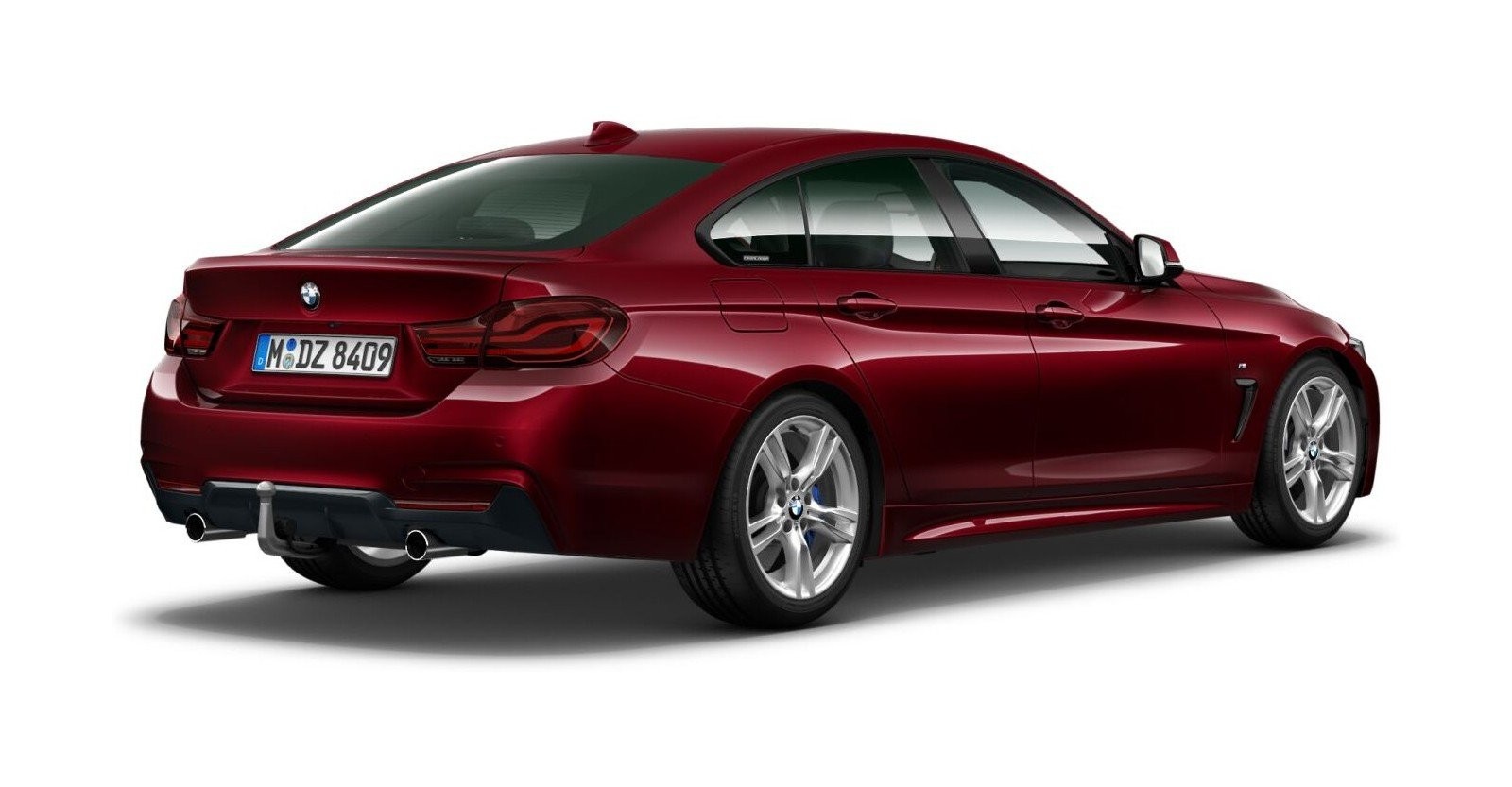 BMW BMW 4er in Rot von hinten
