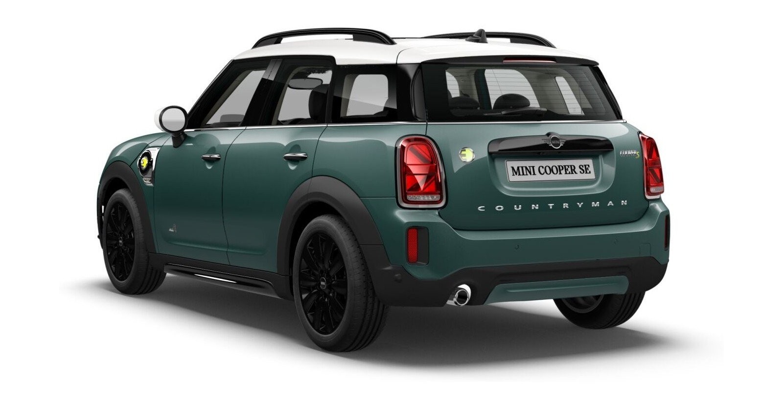 MINI MINI Countryman in Grün von hinten