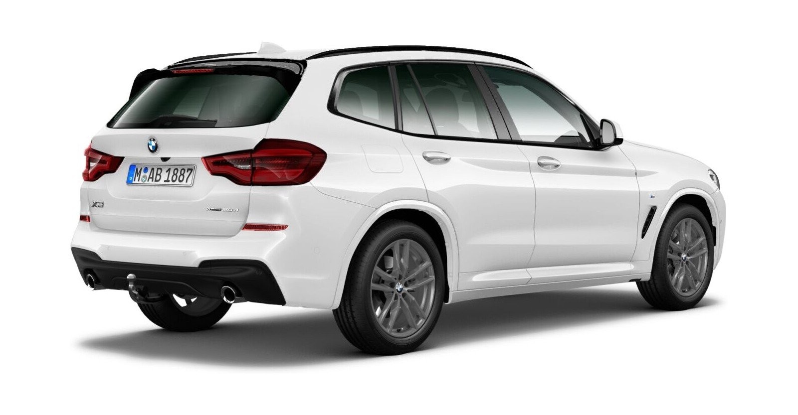 BMW BMW X in Weiß von hinten