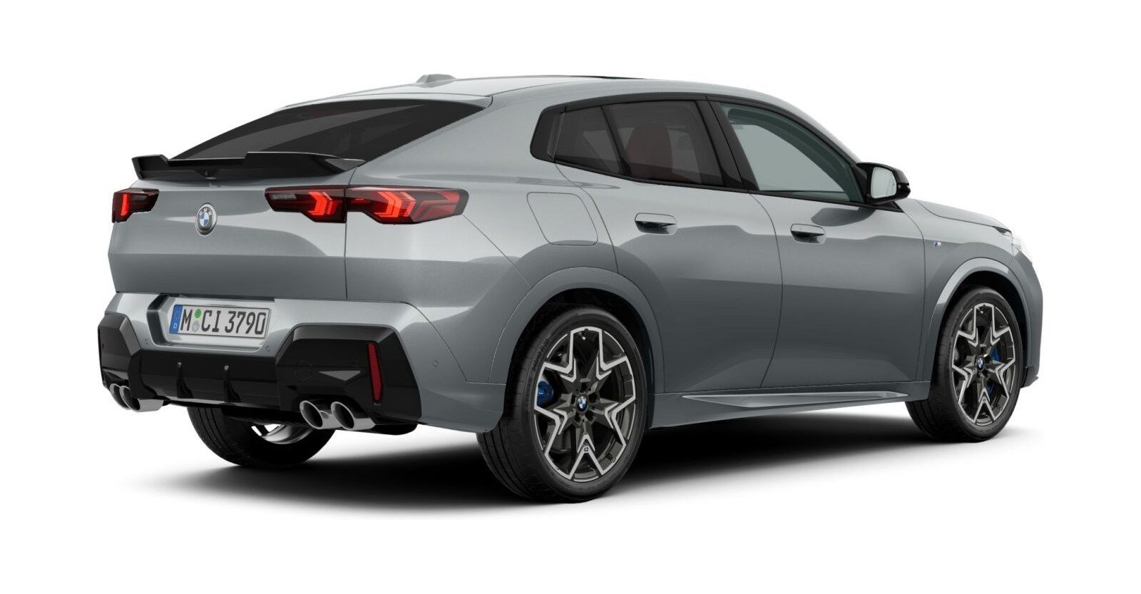 BMW BMW X in Grau von hinten BMW BMW X in Grau von hinten