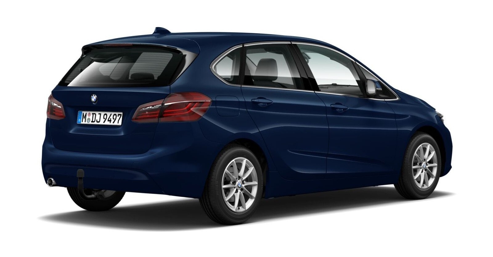BMW BMW 2er in Blau von hinten