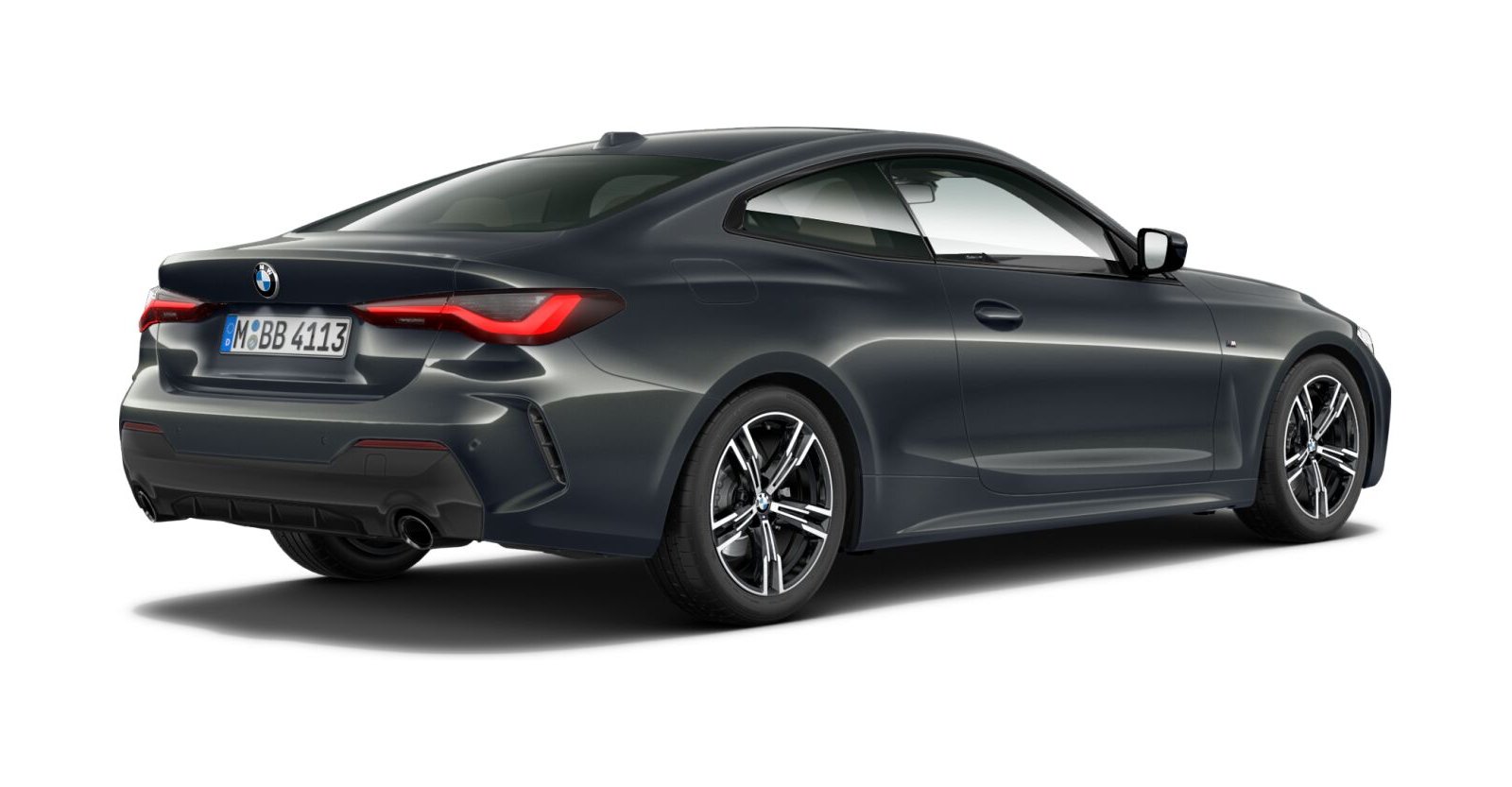 BMW BMW 4er in Grau von hinten BMW BMW 4er in Grau von hinten