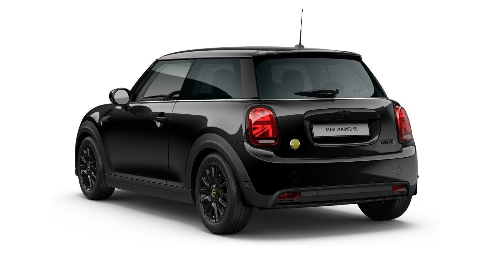 MINI MINI 3-Türer in Schwarz von hinten MINI MINI 3-Türer in Schwarz von hinten