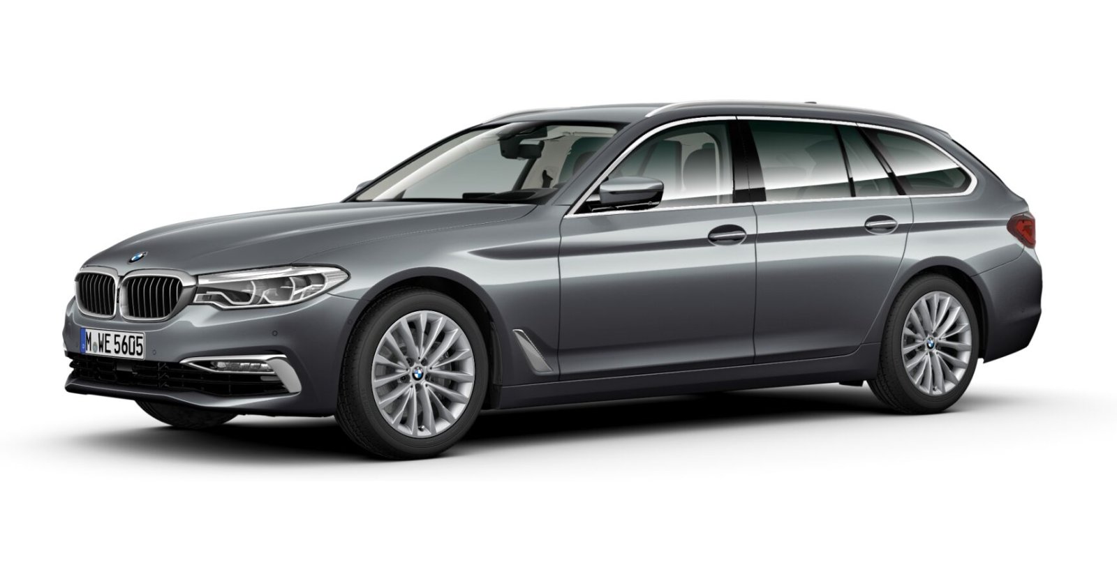 BMW BMW 5er in Grau von vorne BMW BMW 5er in Grau von vorne