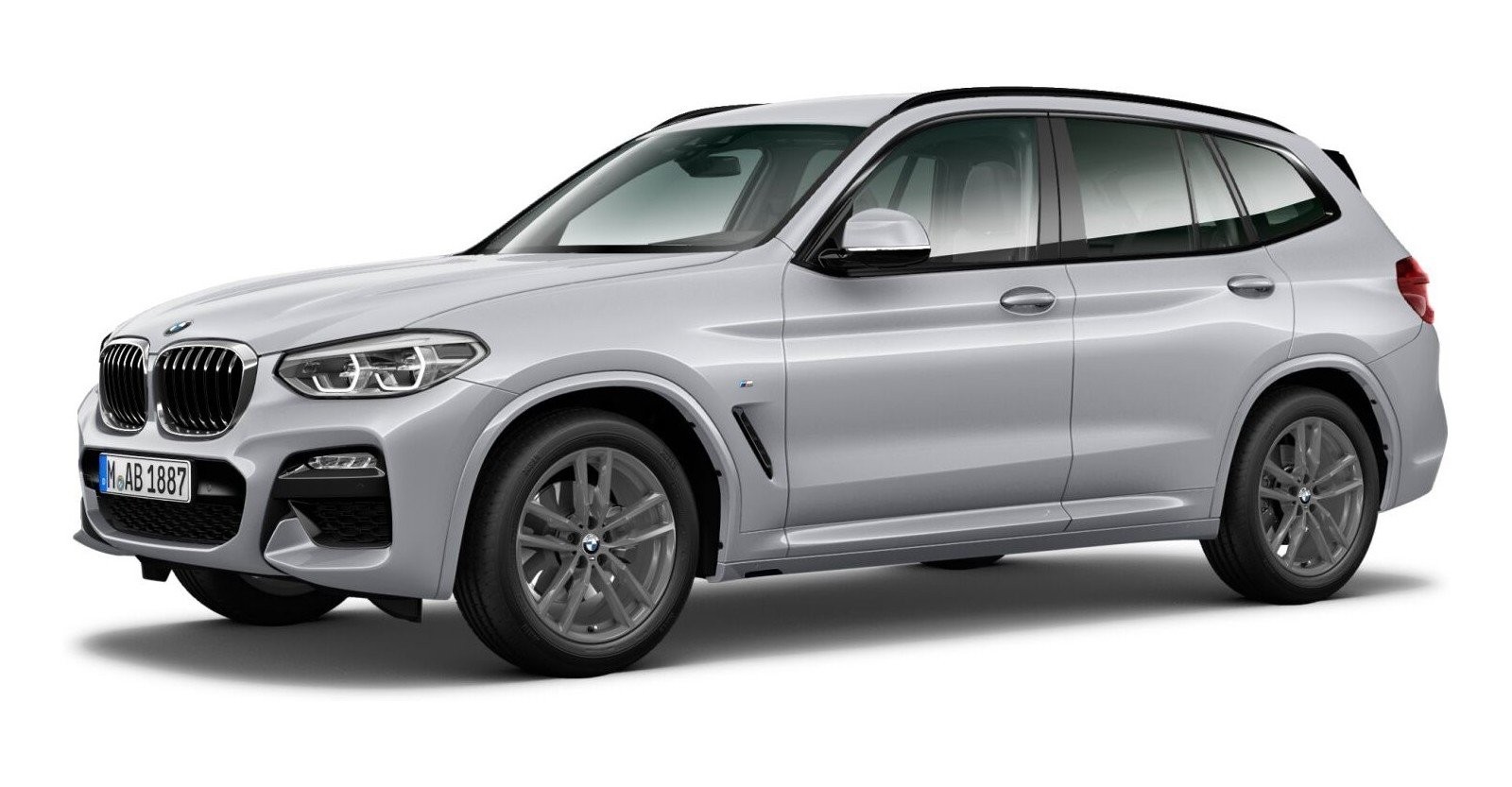 BMW BMW X in Silber von vorne BMW BMW X in Silber von vorne