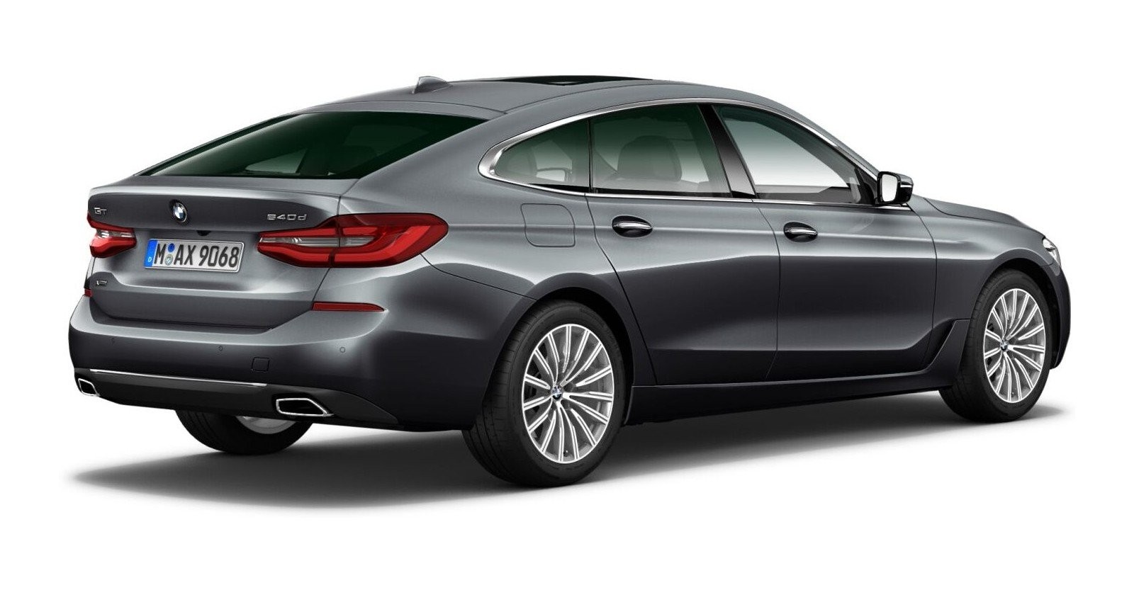 BMW BMW 6er in Grau von hinten
