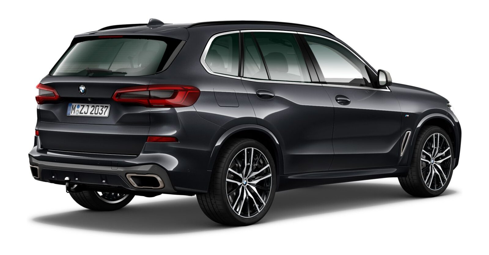 BMW BMW X in Grau von hinten BMW BMW X in Grau von hinten