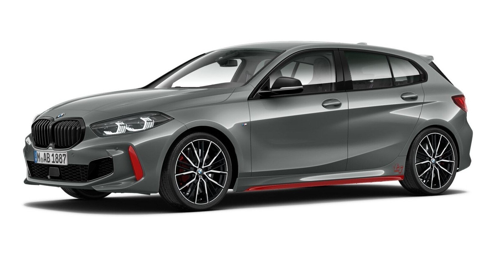 BMW 128Ti in Grau von vorne BMW 128Ti in Grau von vorne