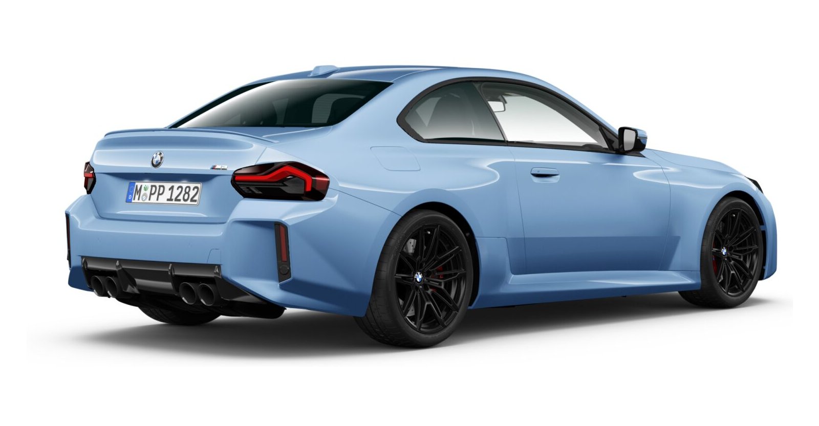 BMW BMW M in Blau von hinten BMW BMW M in Blau von hinten