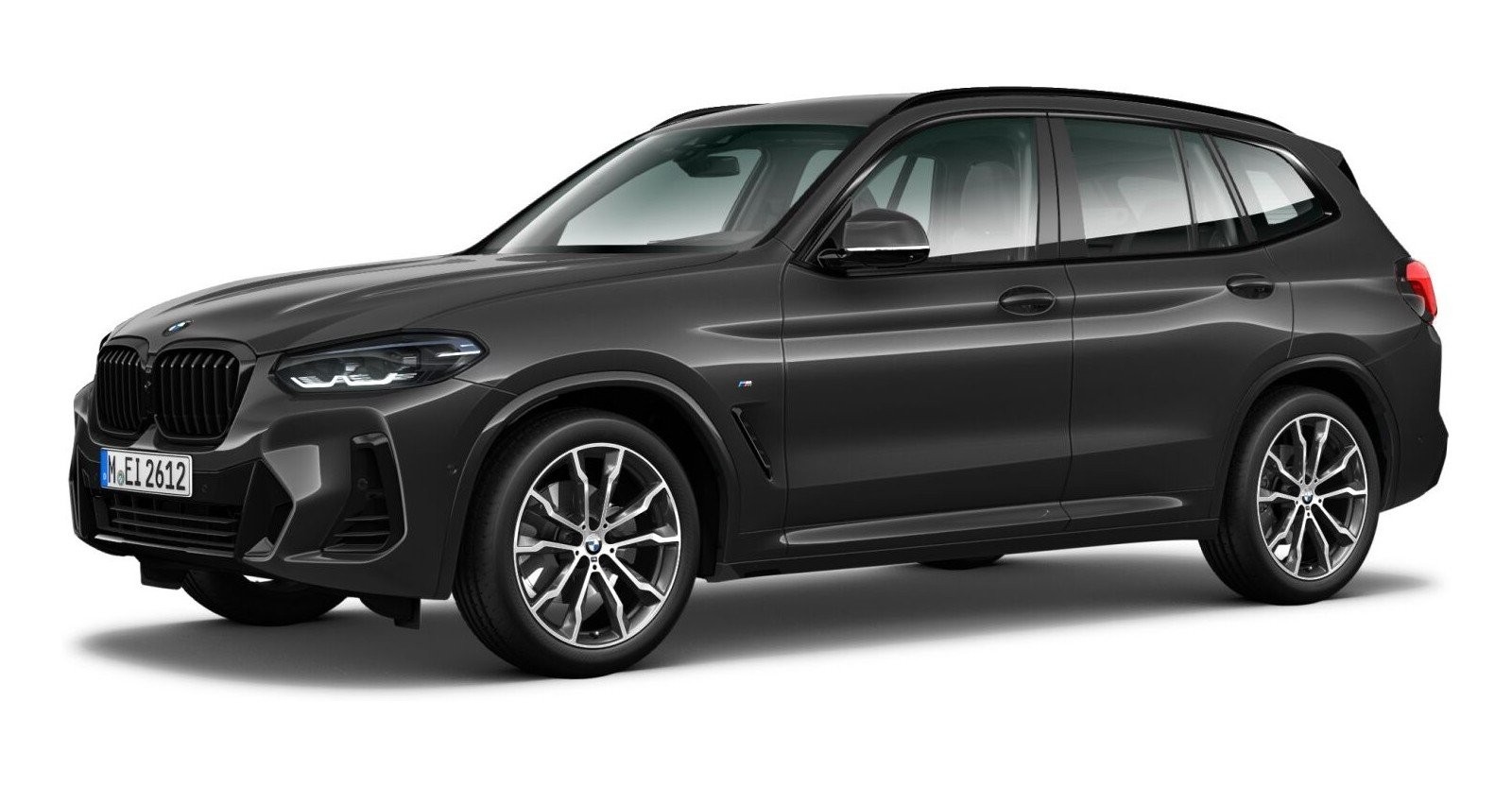 BMW X3 xDrive 20d in Grau von vorne