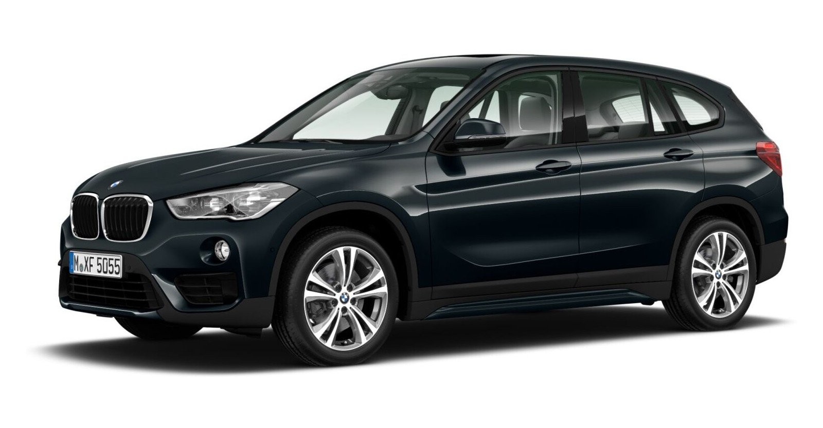 BMW X1 xDrive20d in Grau von vorne BMW X1 xDrive20d in Grau von vorne