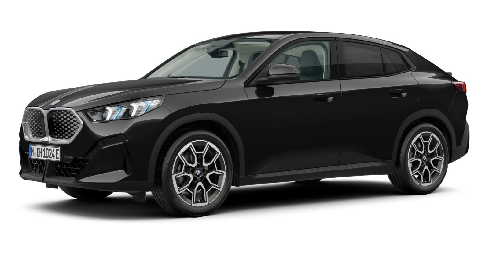 BMW BMW I in Schwarz von vorne BMW BMW I in Schwarz von vorne