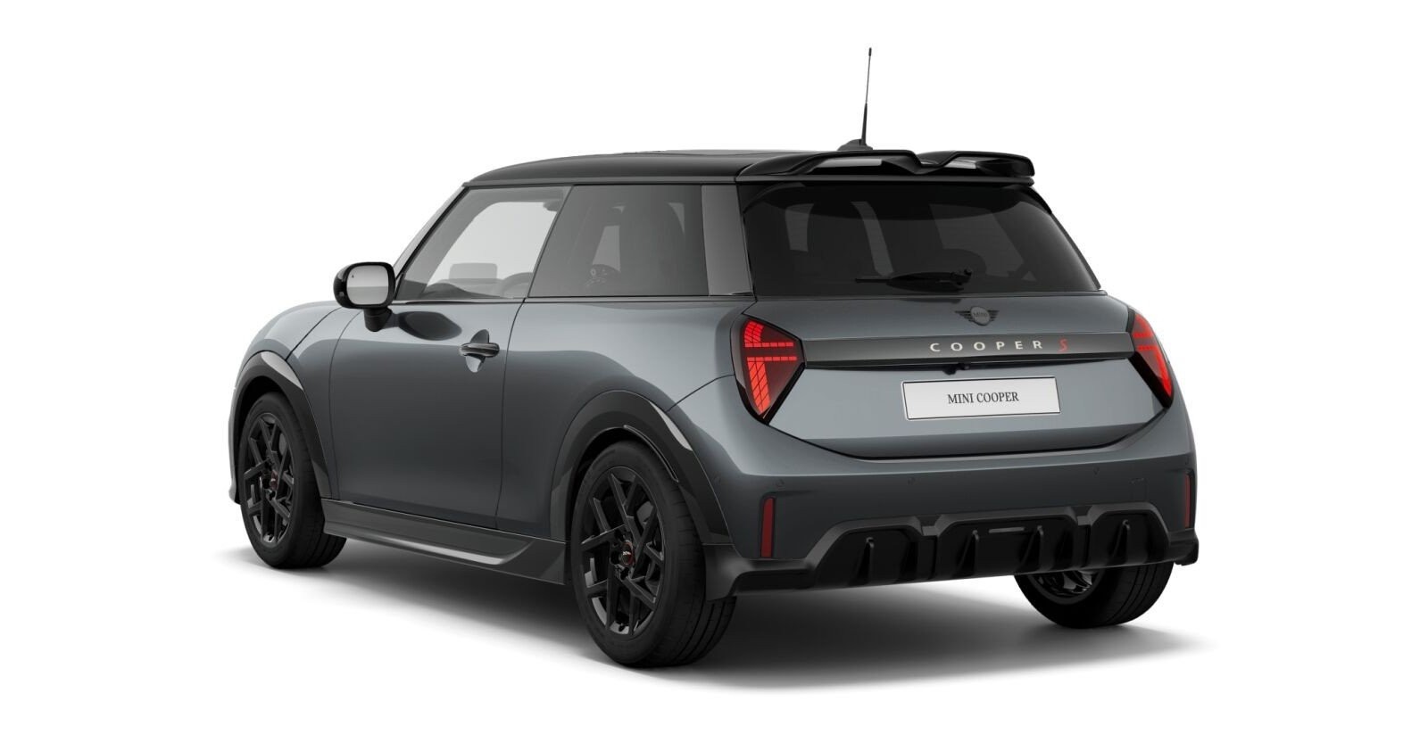 MINI MINI 3-Türer in Grau von hinten MINI MINI 3-Türer in Grau von hinten