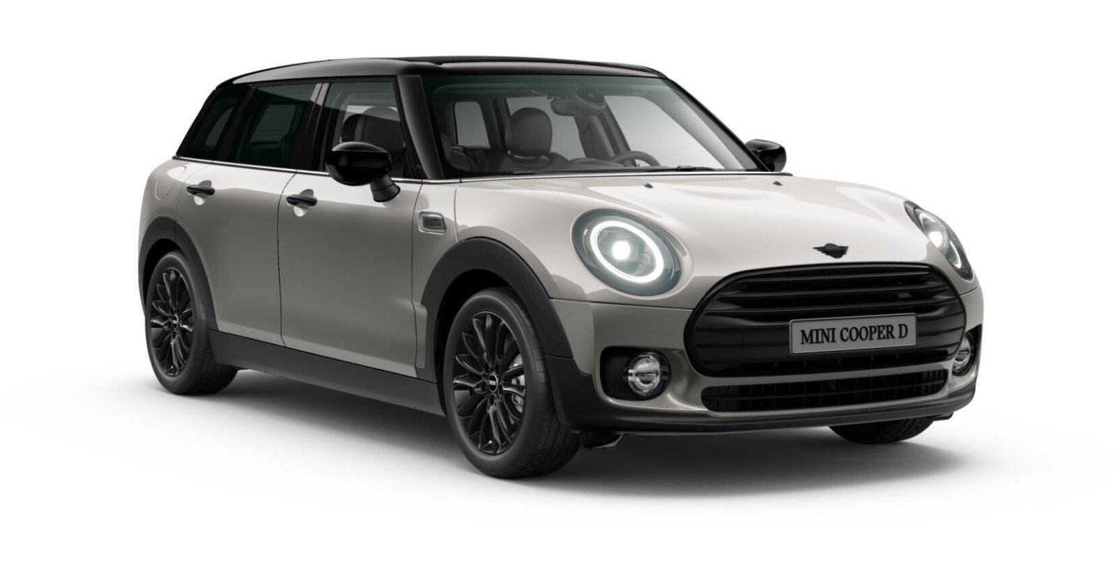 MINI Cooper D Clubman in Silber von vorne