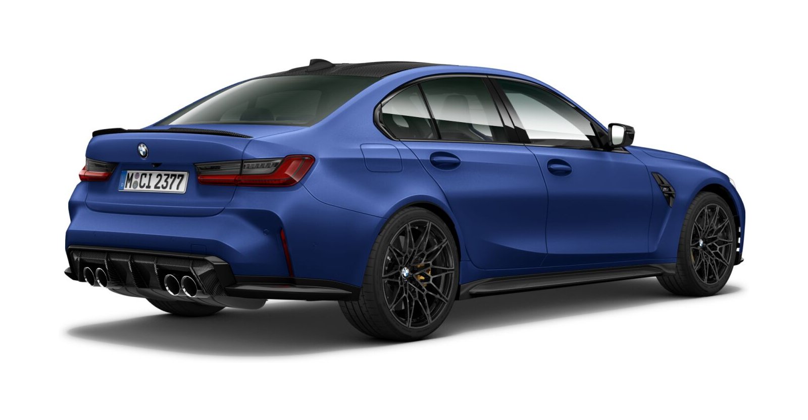 BMW BMW M in Blau von hinten BMW BMW M in Blau von hinten