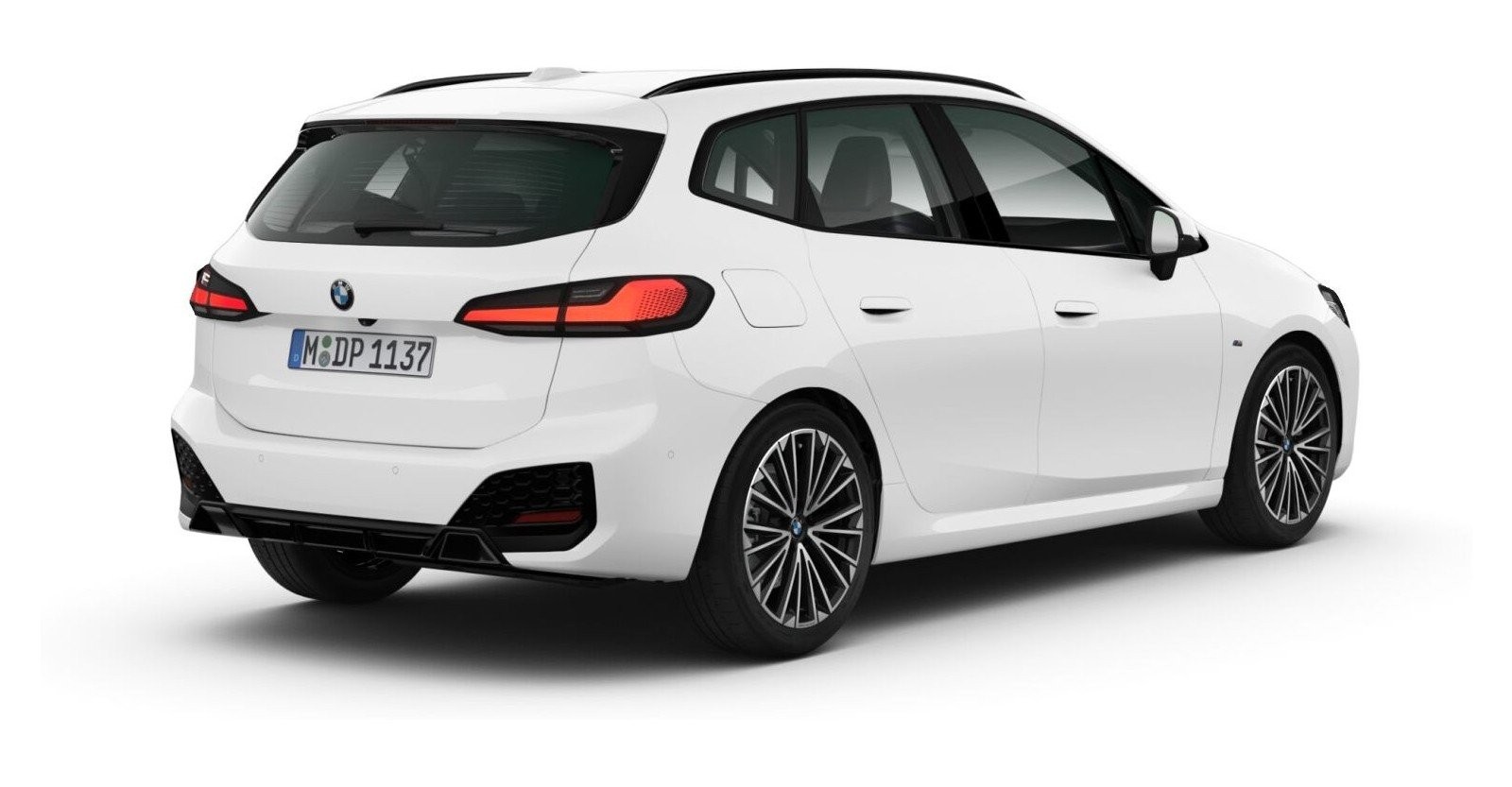 BMW BMW 2er in Weiß von hinten BMW BMW 2er in Weiß von hinten