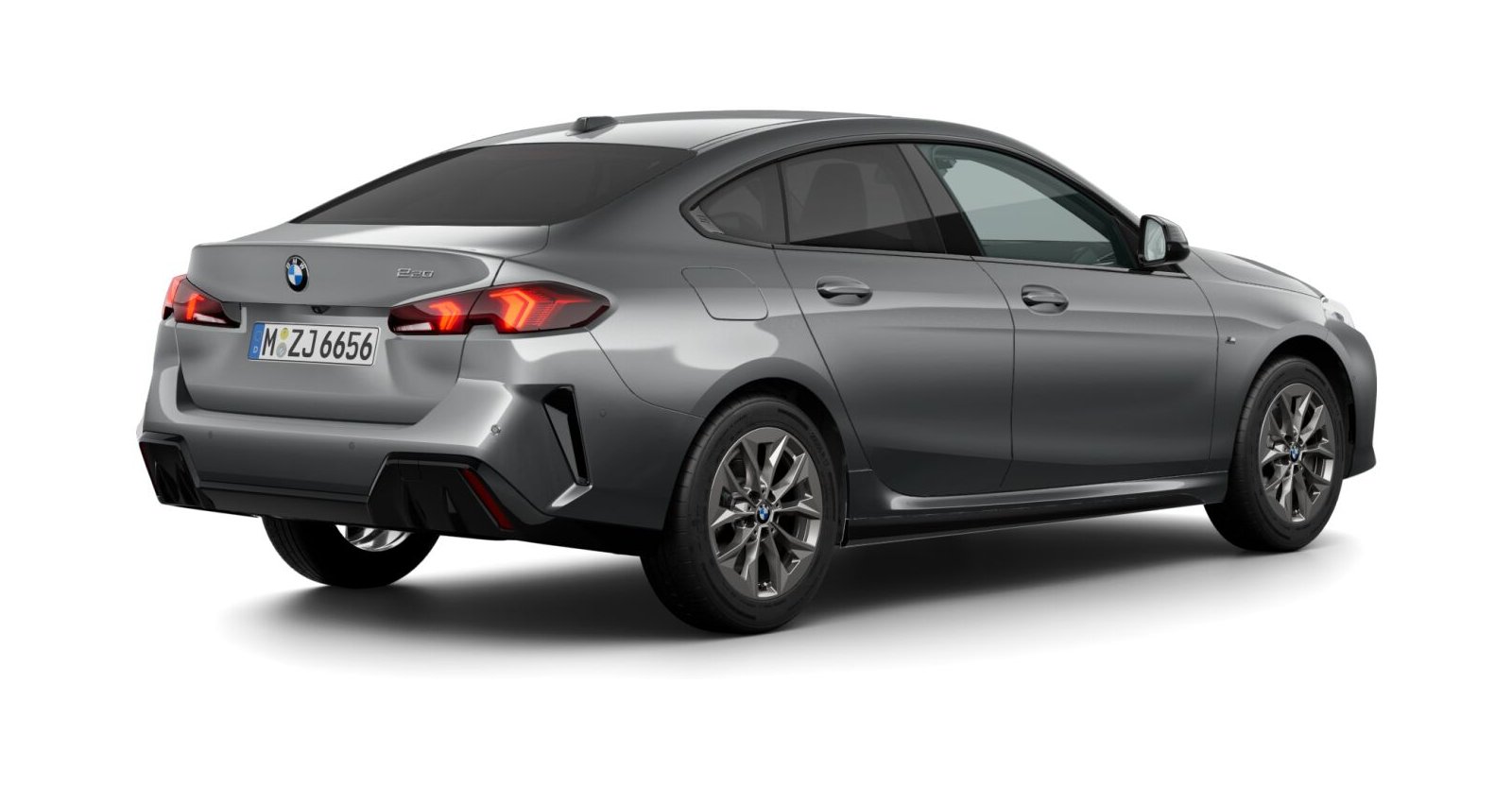 BMW BMW 2er in Grau von hinten