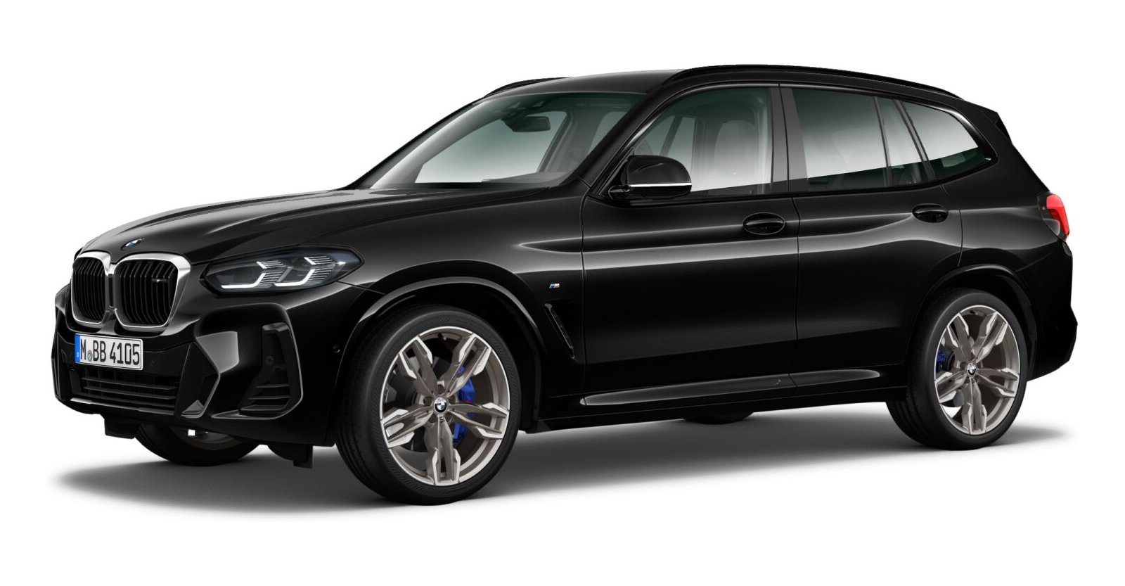 BMW BMW X in Schwarz von vorne