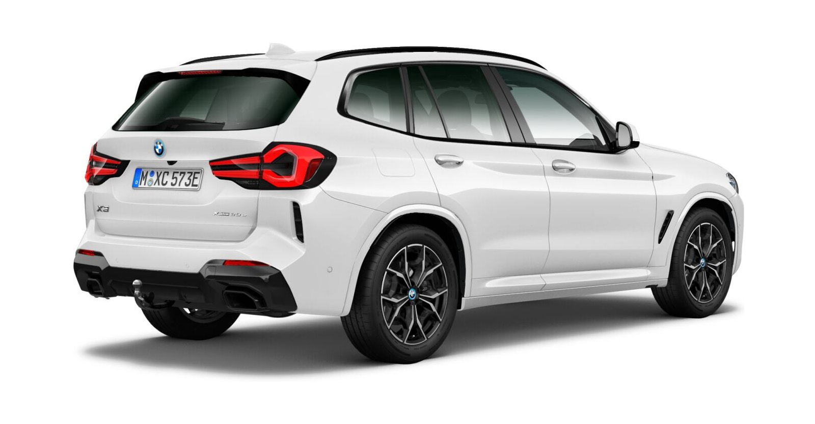 BMW BMW X in Weiß von hinten